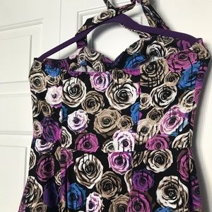 H&R London Bleeding Roses dress